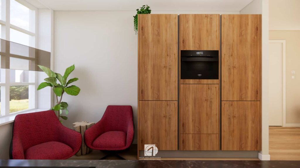 Interieurontwerp nieuwbouw Oudewater maatwerk kast