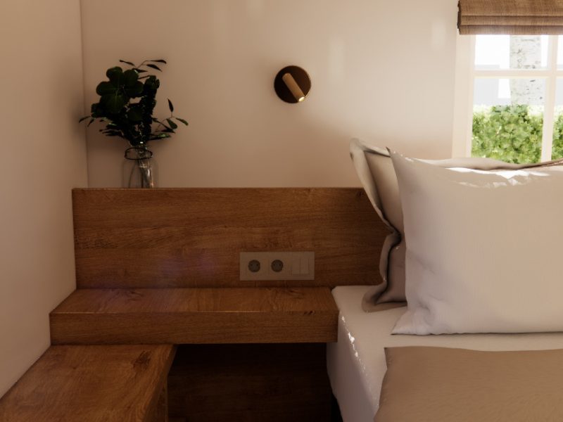 Interieurontwerp en verbouwing vakantiewoning Terschelling – lichte natuurlijke materialen en rustige kleuren