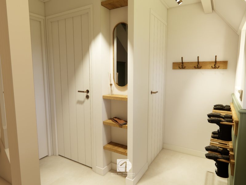 Interieurontwerp en verbouwing vakantiewoning Terschelling – lichte natuurlijke materialen en rustige kleuren