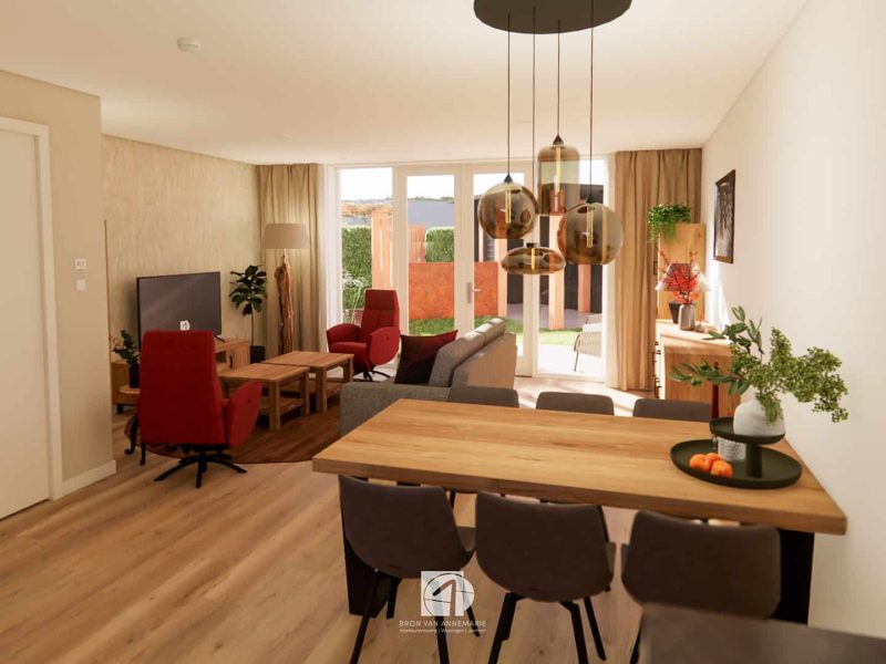 Ontwerp woonkamer interieur Oudewater