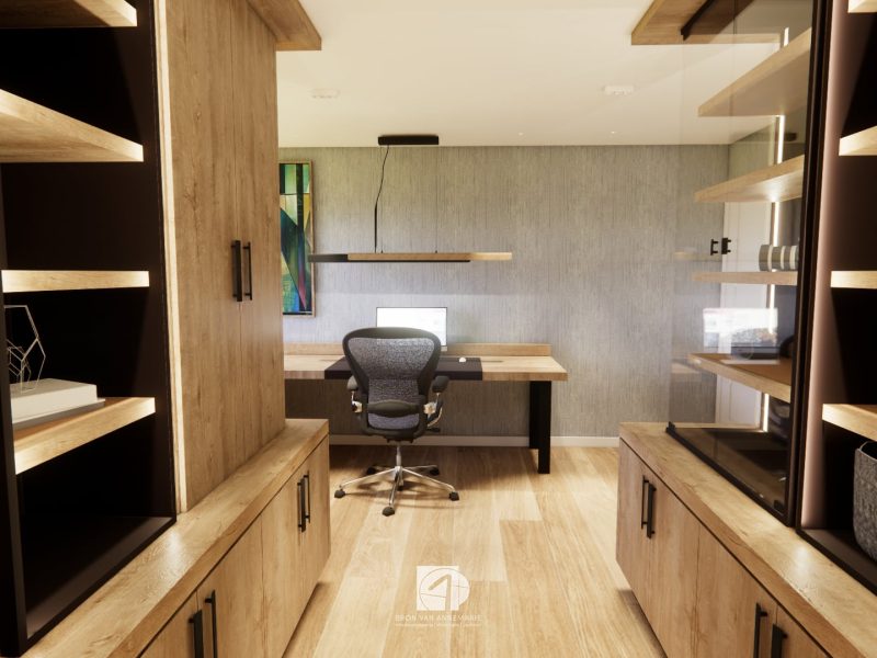 werkplek interieurontwerp Urk verbouwing