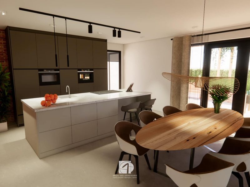 Nieuwbouw eengezinswoning Nistelrode interieurontwerp