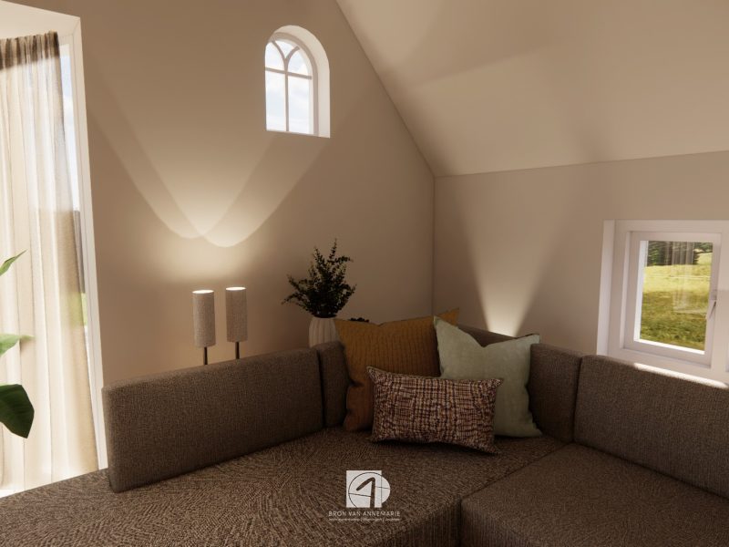 Interieurontwerp Nijverdal verbouw zithoek